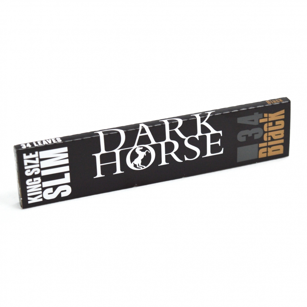 Самокруточная бумага DarkHorse KS Slim Black *34*25