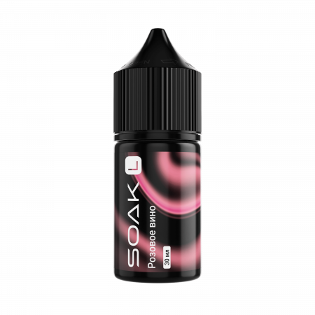 Жидкость SOAK L 30ml 20mg (Розовое Вино, Light)