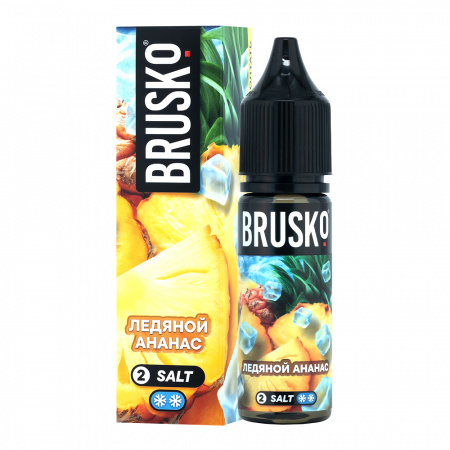 Жидкость Brusko Chubby salt 35ml 20mg (№2) (Ледяной ананас, Light)