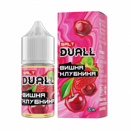 Жидкость Duall salt 30ml HARD 50mg (Вишня Клубника, Hard)
