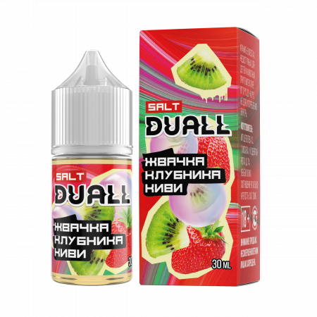 Жидкость Duall salt 30ml HARD 50mg (Жвачка Клубника Киви, Hard)