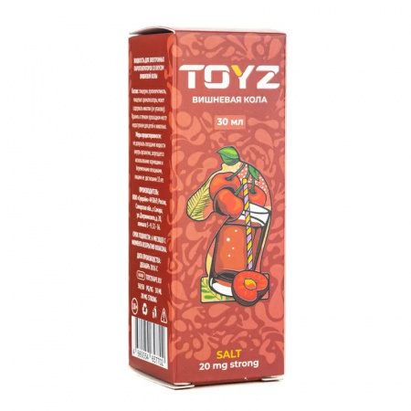 Жидкость Toyz 30ml 20mg Strong (Cherry Cola (Вишневая кола), Hard)