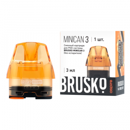 Картридж Brusko MINICAN 3 (цветн.) 1/1 (Оранжевый)
