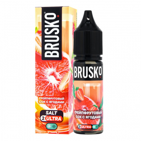 Жидкость Brusko Chubby salt 35ml 20mg (№5) 2ultra (Грейпфрутовый сок с ягодами, Hard)