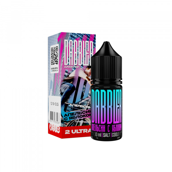 Жидкость Dabbler (chubby) 30ml 2 ultra (50mg) (Апельсин с яблоком, Hard)