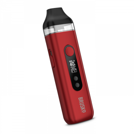 POD-система Brusko FEELIN X (Красный, 1600 mAh, 40 W, 5 мл, Датчик затяжки, кнопка)