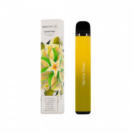 SOAK X 2200тяг (Ванильная груша с лаймом, 2200 тяг)