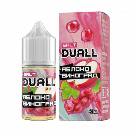 Жидкость Duall salt 30ml HARD 50mg (Яблоко Виноград, Hard)