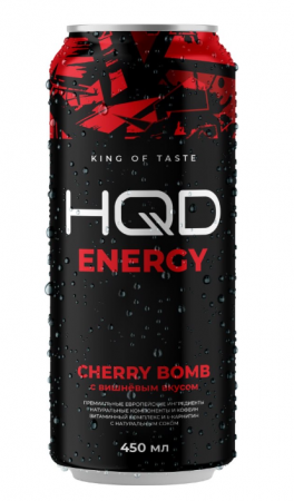 Энергетик HQD 450мл Ж/Б (Cherry Bomb (вишня))