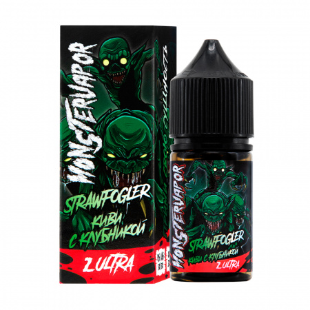 Жидкость Monster Vapor 30ml 20mg (STRAWFOGLER (киви с клубникой), Light)