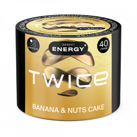 Twice 40г (Banana&Nuts Cake (Тарт с бананом и орехами), Лёгкий)