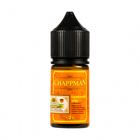 Жидкость Chappman salt 30ml 2 ultra (Карамельный Табак, Hard)