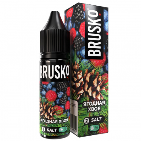 Жидкость Brusko Chubby salt 35ml 20mg (№2) (Ягодная Хвоя, Light)