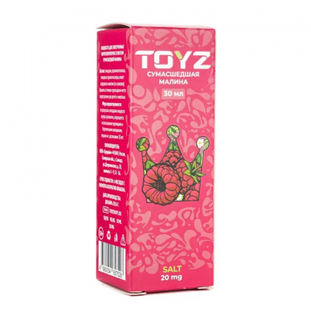 Жидкость Toyz 30ml 20mg (Raspberry (Сумасшедшая Малина), Light)