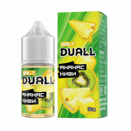 Жидкость Duall salt 30ml HARD 50mg (Ананас Киви, Hard)