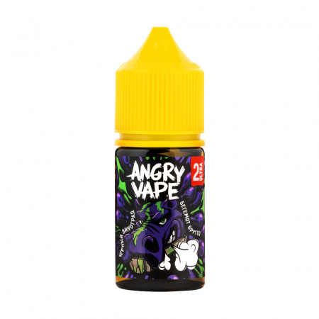 Жидкость Angry Vape salt 30ml 50mg (2 Ultra) (Бегемот Брутто (черный виноград), Hard)