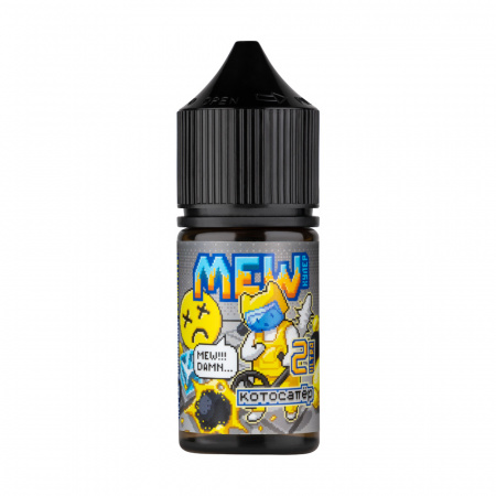 Жидкость Mew salt 30ml 2 ultra (50mg) (Котосапер (Лимон и черная смородина со льдом), Hard)