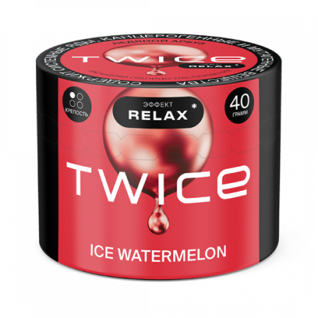 Twice 40г (Ice Watermelon (Ледяной Арбуз), Лёгкий)