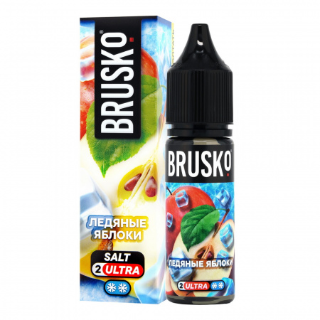 Жидкость Brusko Chubby salt 35ml 20mg (№5) 2ultra (Ледяные яблоки, Hard)