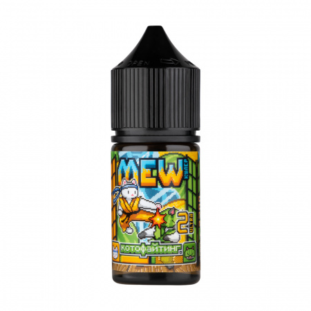 Жидкость Mew salt 30ml 2 ultra (50mg) (Котофайтинг (Арбуз и дыня со льдом), Hard)